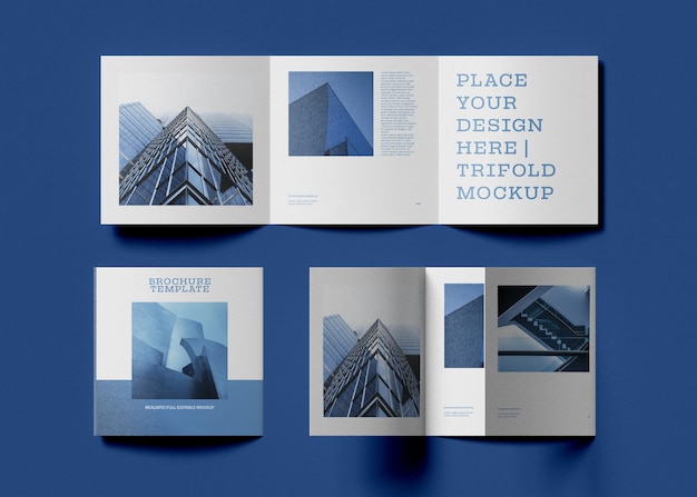 Trifold Brochure Mockup