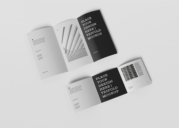 Trifold Brochure Mockup