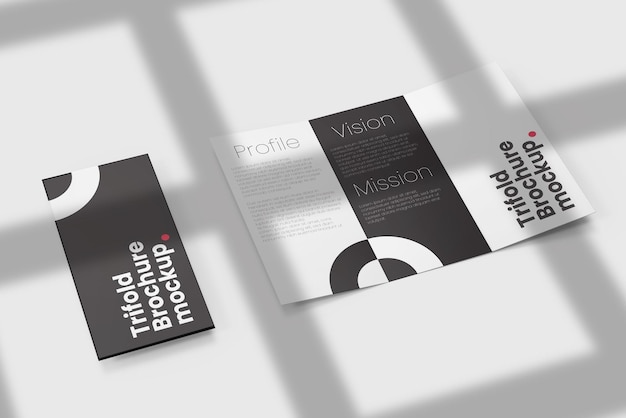 Trifold Brochure Mockup