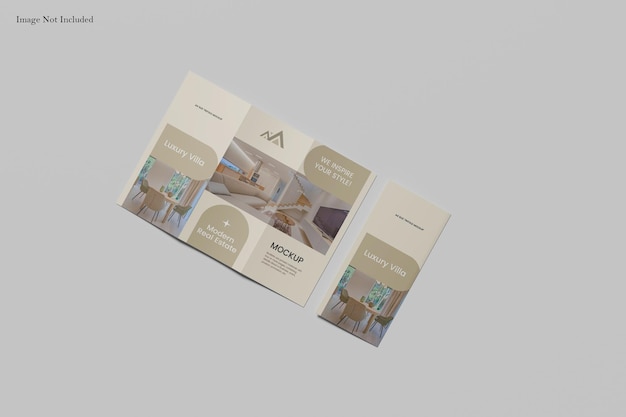 TRIFOLD BROCHURE MOCKUP