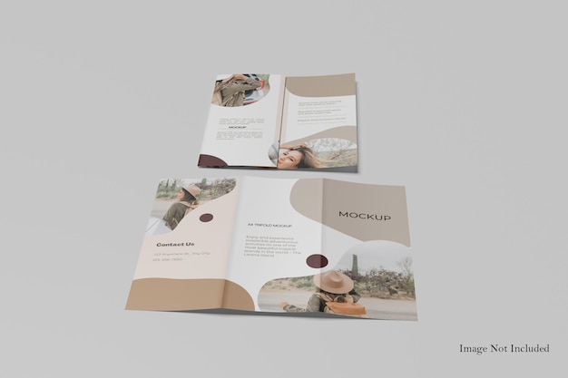 TRIFOLD BROCHURE MOCKUP