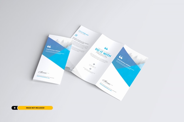 Trifold Brochure Mockup