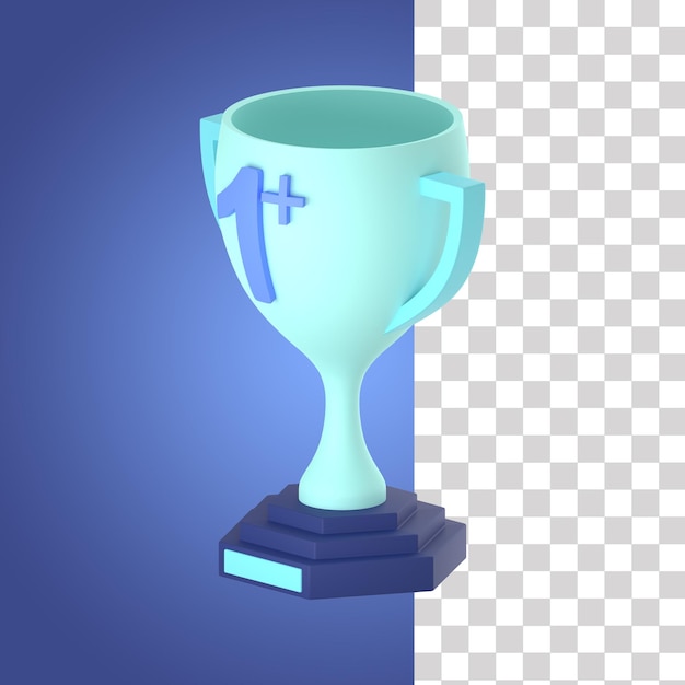 Trophy 3d illustration