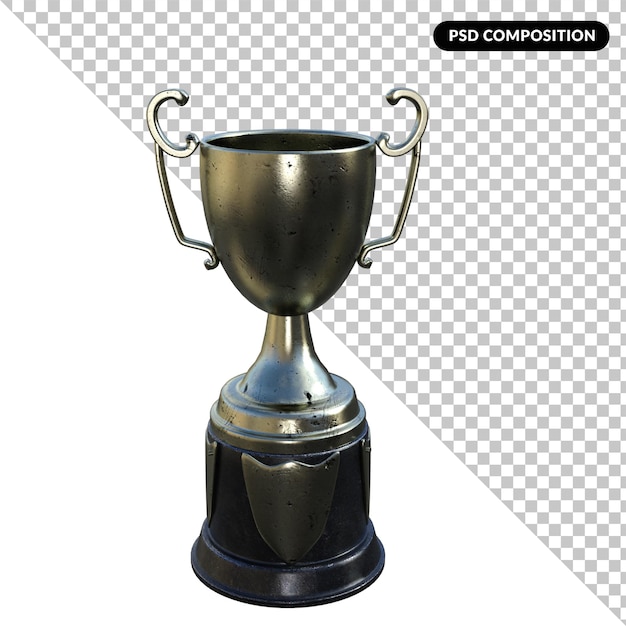 Trophy isolated 3d