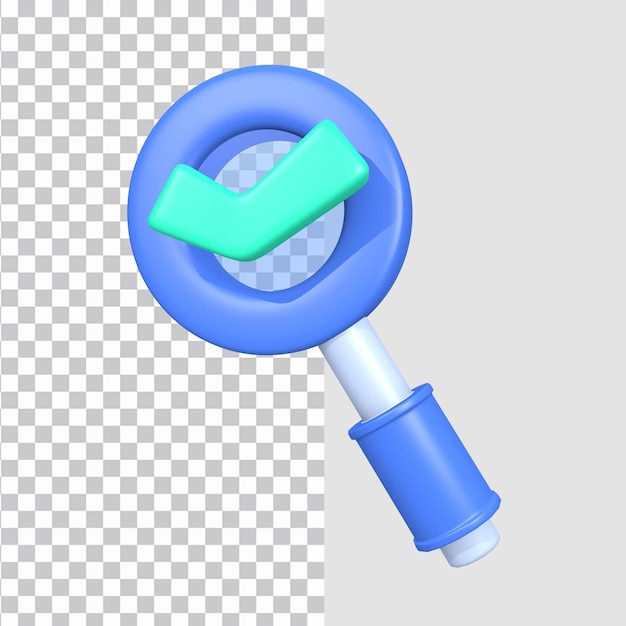 true analysis 3d business icon