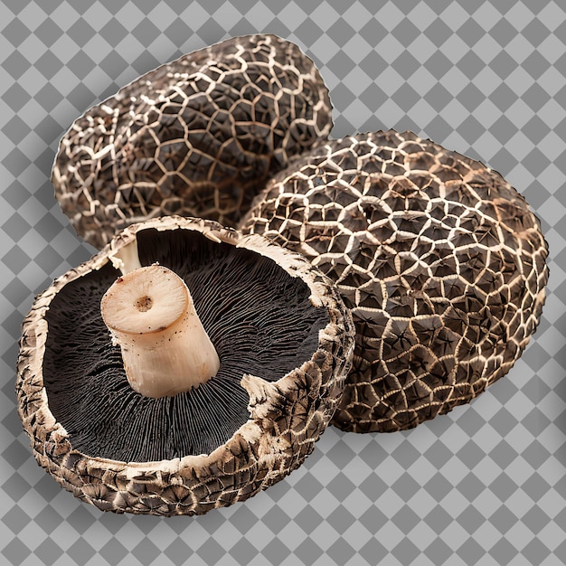 Truffle Mushrooms Herb Type Tuber Form of Herb Fresh or Pres Isolated Object on Clean Background