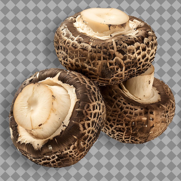 Truffle Mushrooms Herb Type Tuber Form of Herb Fresh or Pres Isolated Object on Clean Background