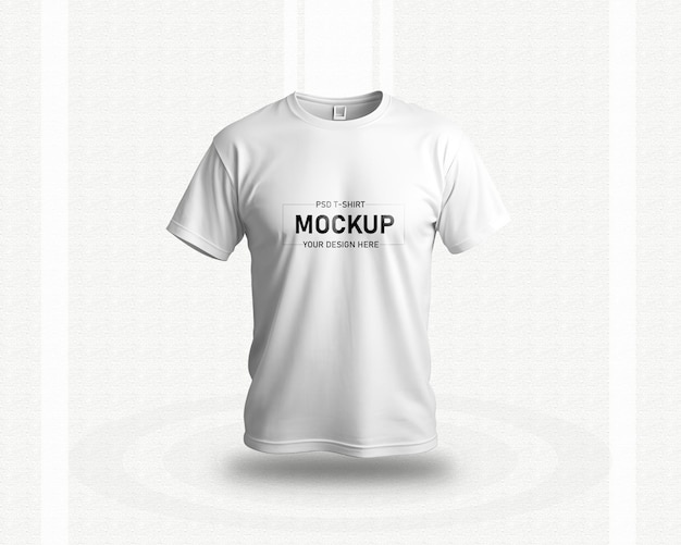 tshirt front PSD Mockup editable all color