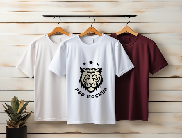 PSD tshirt mockup design psd template