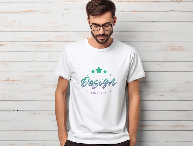 Tshirt mockup design PSD template