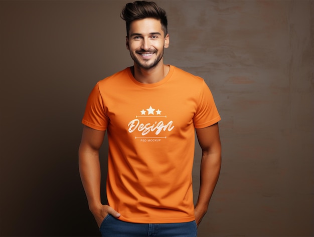 Tshirt mockup design PSD template