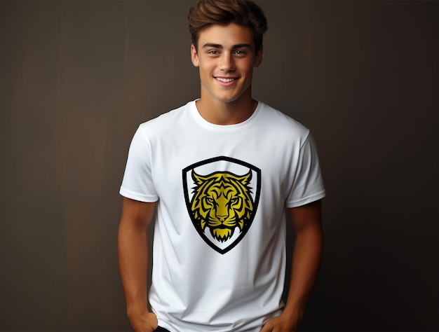 Tshirt mockup design PSD template