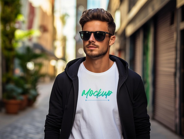 Tshirt mockup design PSD template