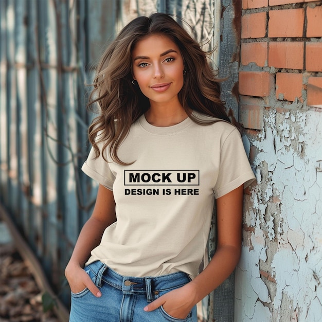 PSD tshirt mockup girl tshirt mockup sweatshirt mockup apparel mockup psd mockup women tshirt mockup