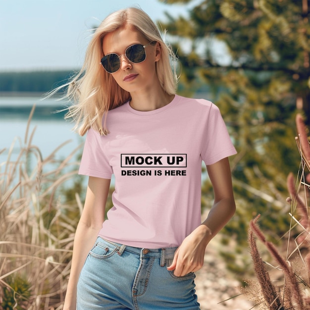 tshirt mockup girl tshirt mockup sweatshirt mockup apparel mockup PSD mockup women tshirt mockup