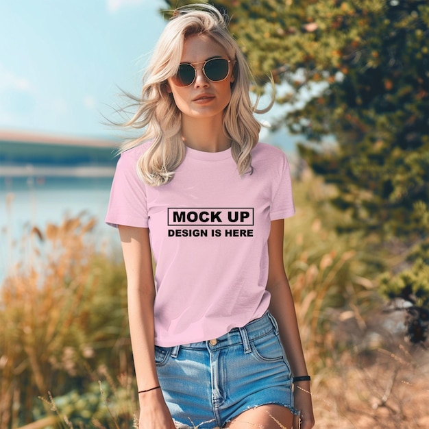 PSD tshirt mockup girl tshirt mockup sweatshirt mockup apparel mockup psd mockup women tshirt mockup