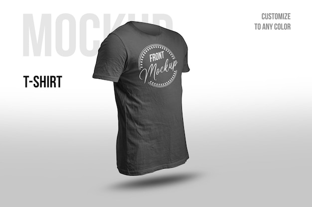 Tshirt mockup perspective view