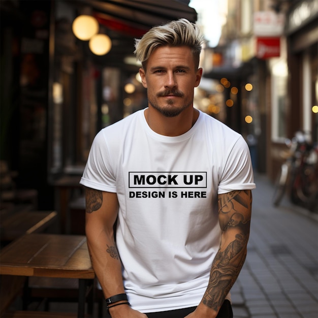 TShirt Mockup PSD TShirt Mockup 3D TShirt Mockup Sweat Shirt Mockup Men Tshirt Mockup