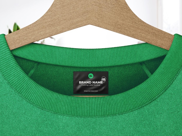 TShirt Tag Label Mockup