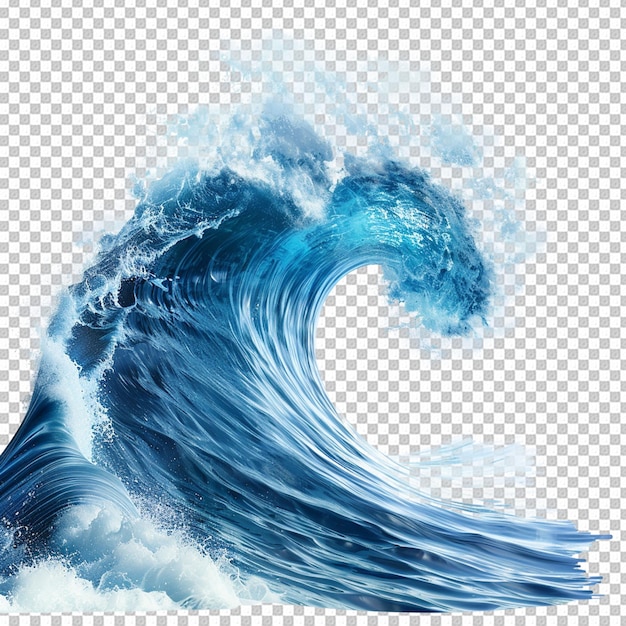 Tsunami Wave Realistic Transparent Background