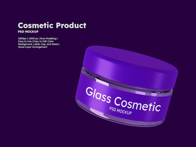 Tube cosmetic product mockup