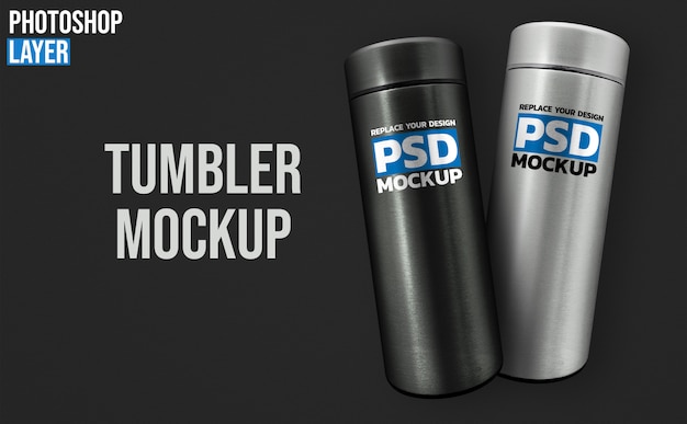 Tumbler rendering mockup