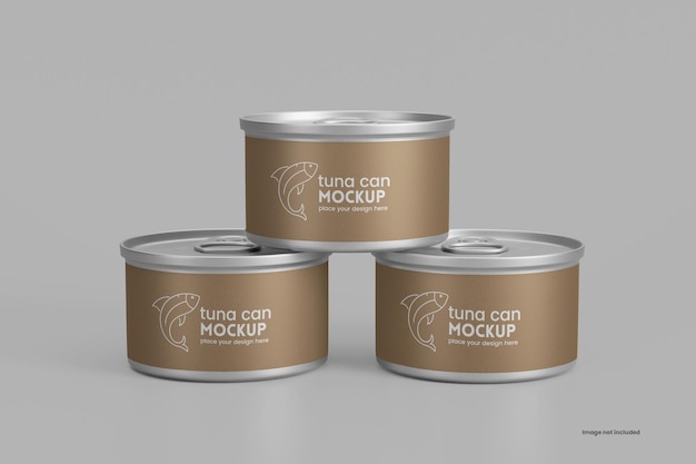 Tuna Fish Can Mockup