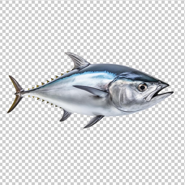 A tuna fish isolated on transparent background