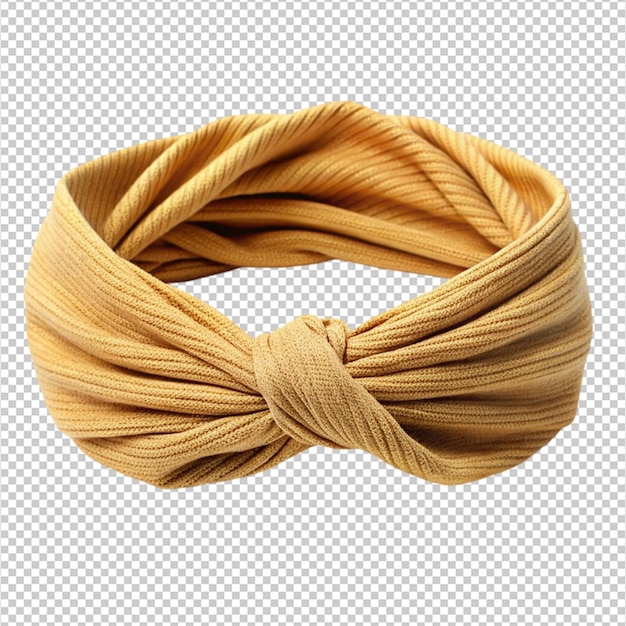 PSD turban headband on transparent background