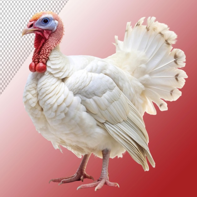 PSD turkey isolated on transparent background