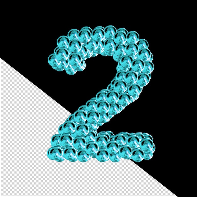 Turquoise letters from spheres number 2