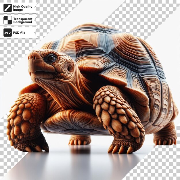 a turtle figure is shown in an image with a picture of a turtle on it