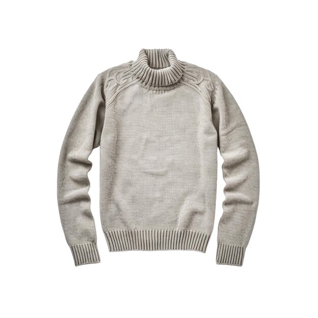 Turtleneck Sweater isolated on transparent background