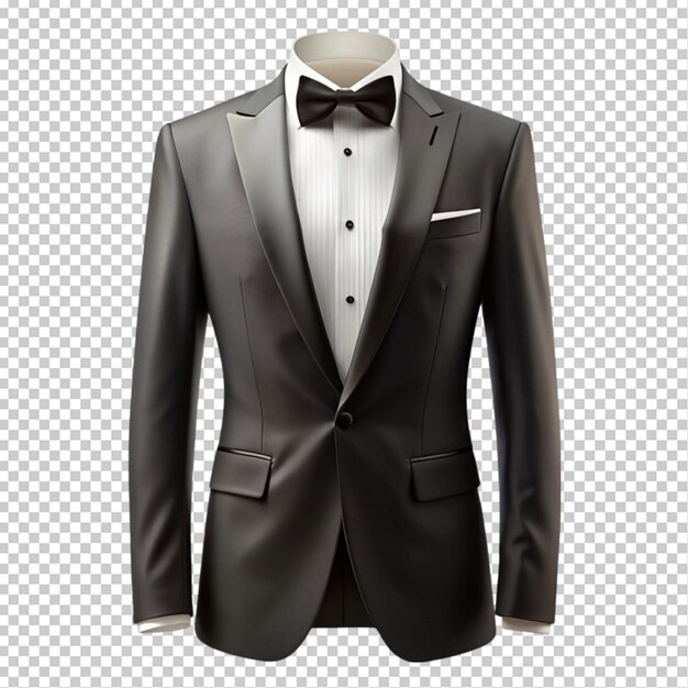 tuxedo suit mockup tuxedo cut out on transparent background