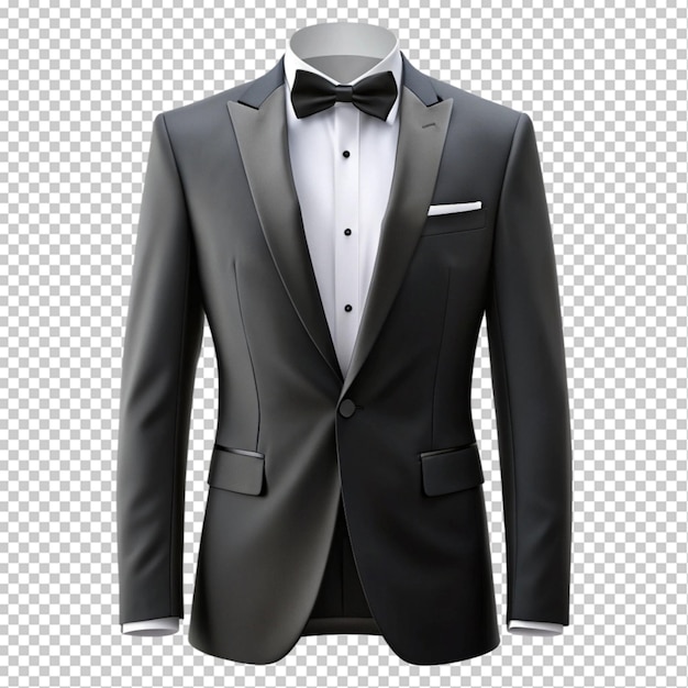 tuxedo suit mockup tuxedo cut out on transparent background