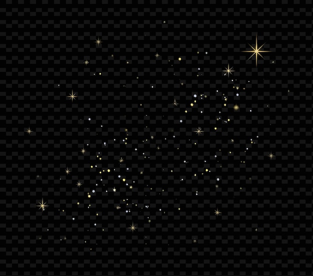 Twinkling Stars Sparkles Intermittently With a Mix of Silver and Y2K Neon Inspired Light TextureP