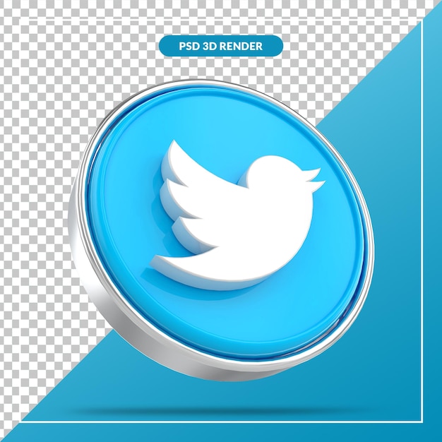 Twitter social media 3D styles