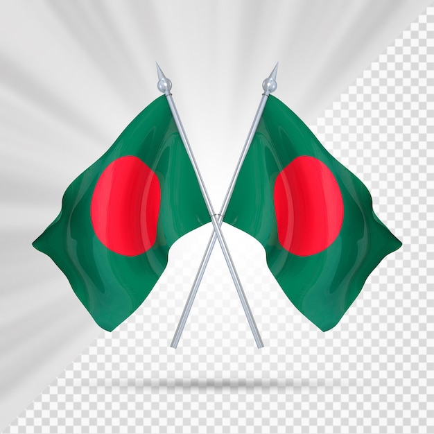 Two flags Bangladesh