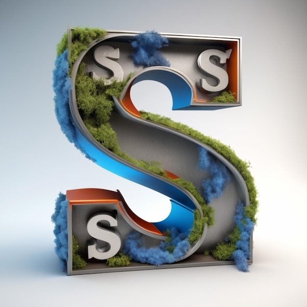 two letters that say s and s on them