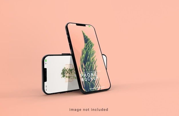 Two Phone Mockup template