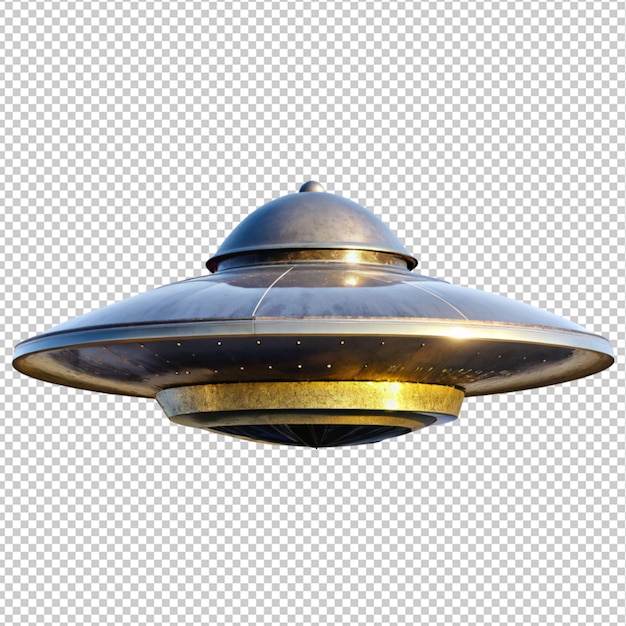 UFO on transparent background