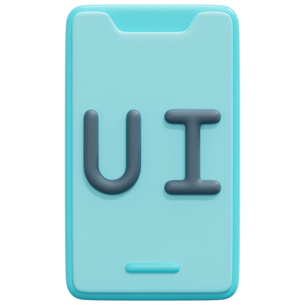 ui 3d render icon illustration