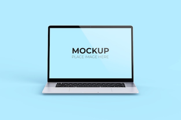 Ultrabook  screen mockup isolated