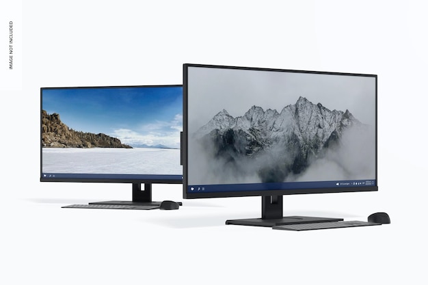 Ultrawide Computer Monitors  Mockup