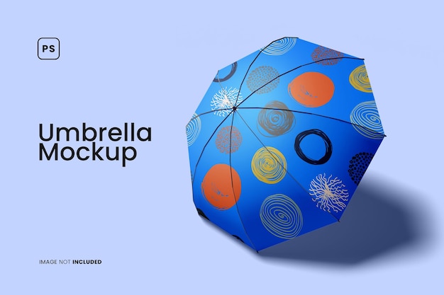 umbrella mockup psd