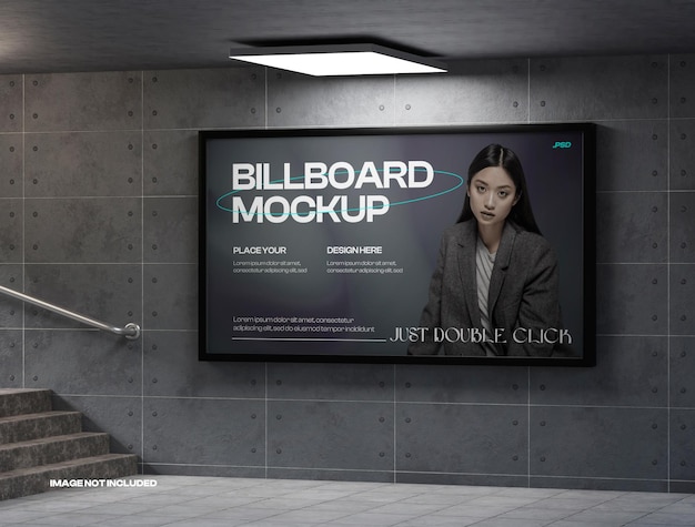 Underground Billboard Mockup