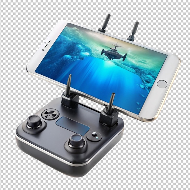 underwater drone controller with smartphone