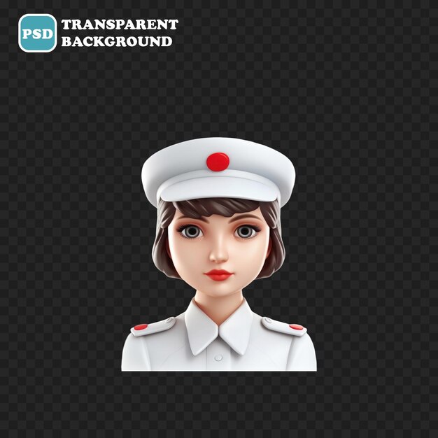 uniform icon isolated 3d render illustration