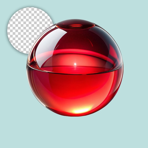 PSD unique ball on transparent background