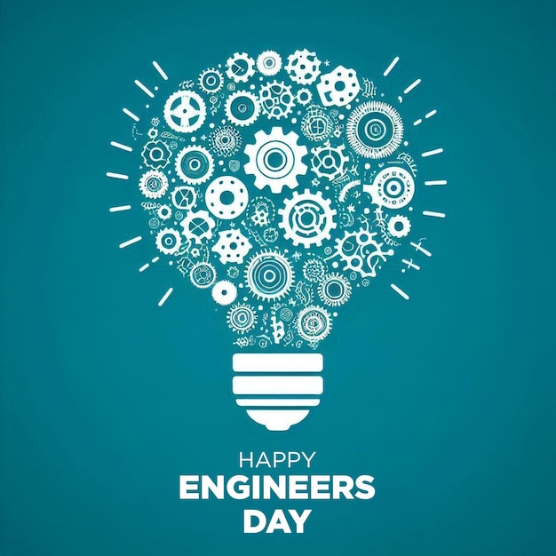 Unique Banner Design Template for Engineers Day